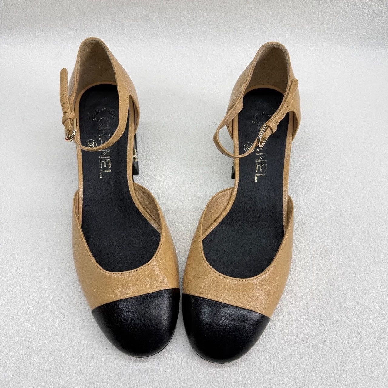Chanel Chanel Pearl Heel Mary Jane Shoes Size 37 Size US 7 / IT 37 - 10 Thumbnail