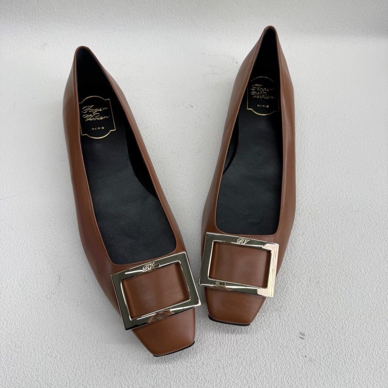 Roger Vivier Roger Vivier Trompette Buckle Leather Flats Size 42 Size US 12 / IT 42 - 10 Thumbnail
