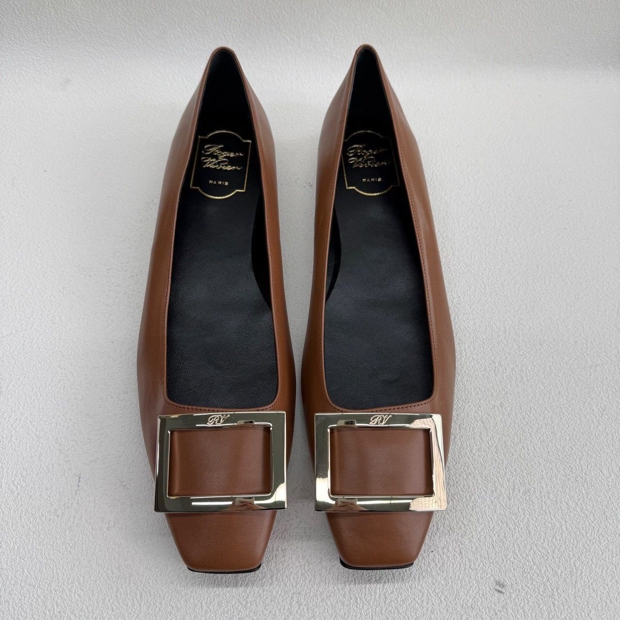 Roger Vivier Roger Vivier Trompette Buckle Leather Flats Size 42 Size US 12 / IT 42 - 3 Thumbnail