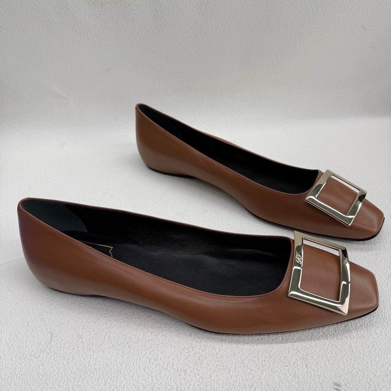 Roger Vivier Roger Vivier Trompette Buckle Leather Flats Size 42 Size US 12 / IT 42 - 4 Thumbnail