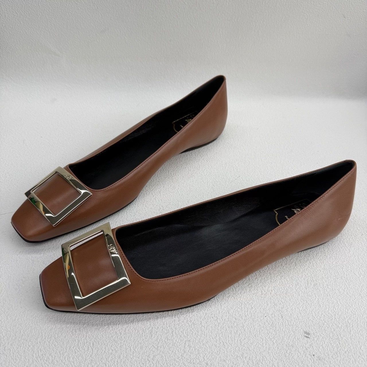 Roger Vivier Roger Vivier Trompette Buckle Leather Flats Size 42 Size US 12 / IT 42 - 2 Thumbnail