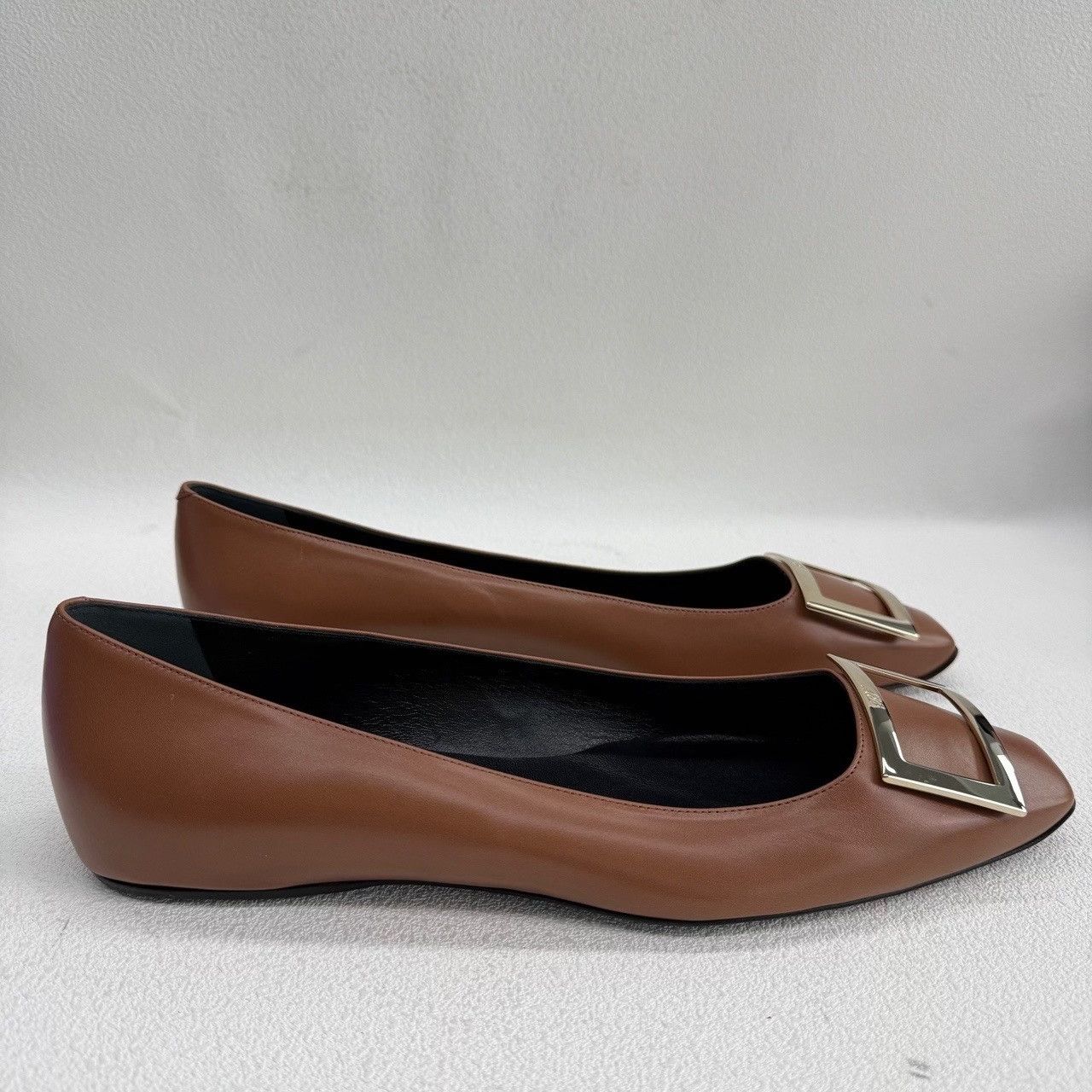 Roger Vivier Roger Vivier Trompette Buckle Leather Flats Size 42 Size US 12 / IT 42 - 5 Thumbnail