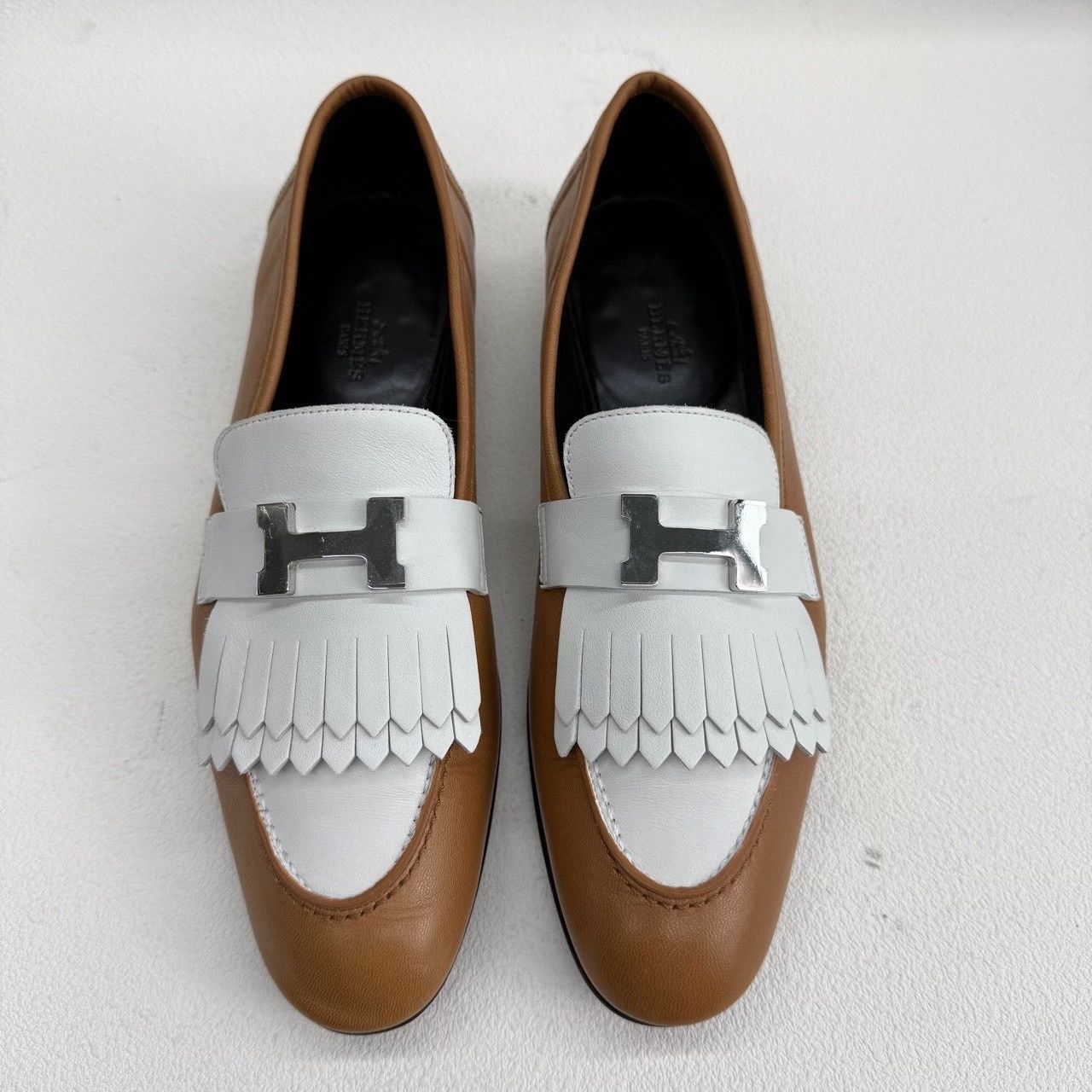 Hermes Hermes Royal Leather Fringe Loafers Size 40 Size US 10 / IT 40 - 3 Thumbnail