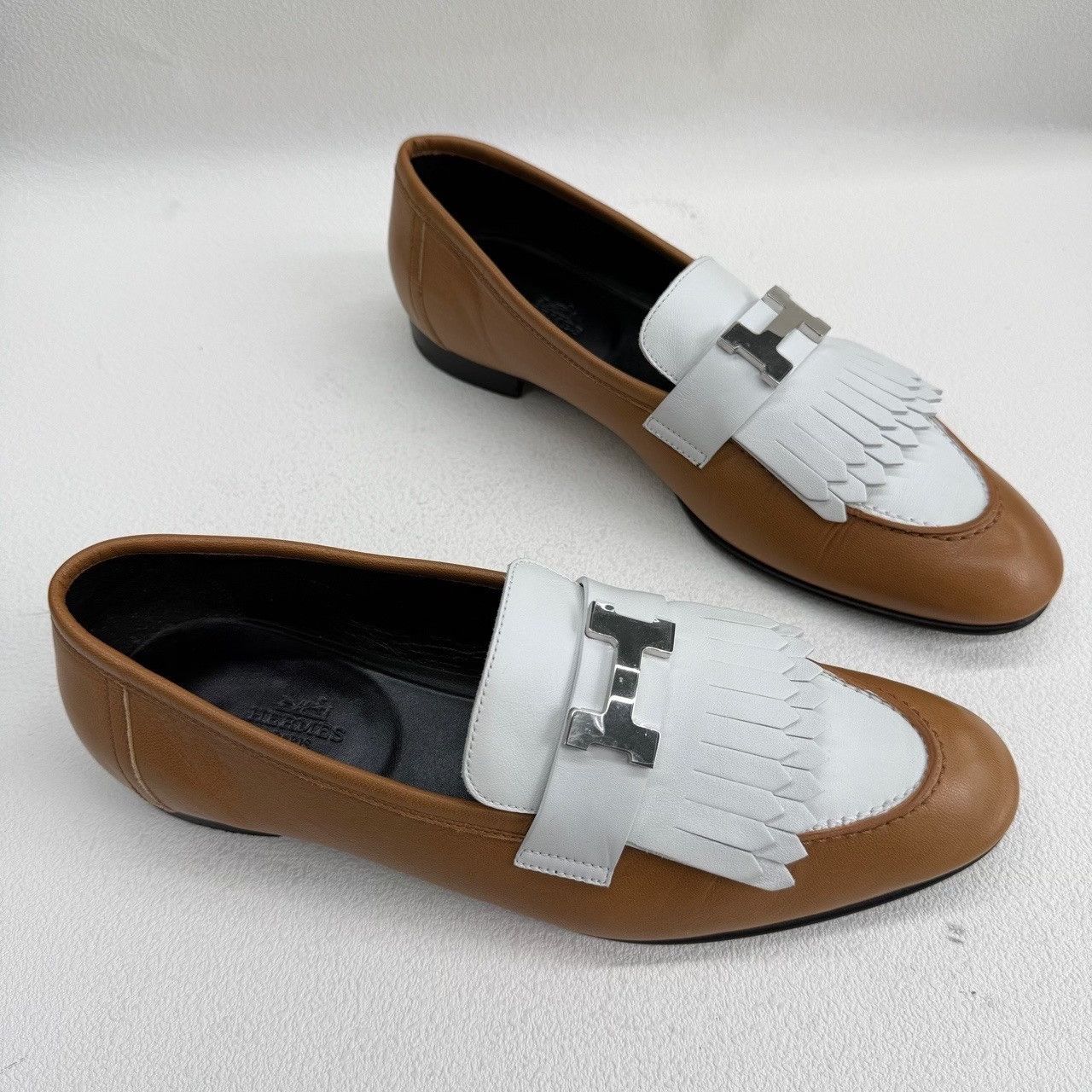 Hermes Hermes Royal Leather Fringe Loafers Size 40 Size US 10 / IT 40 - 4 Thumbnail