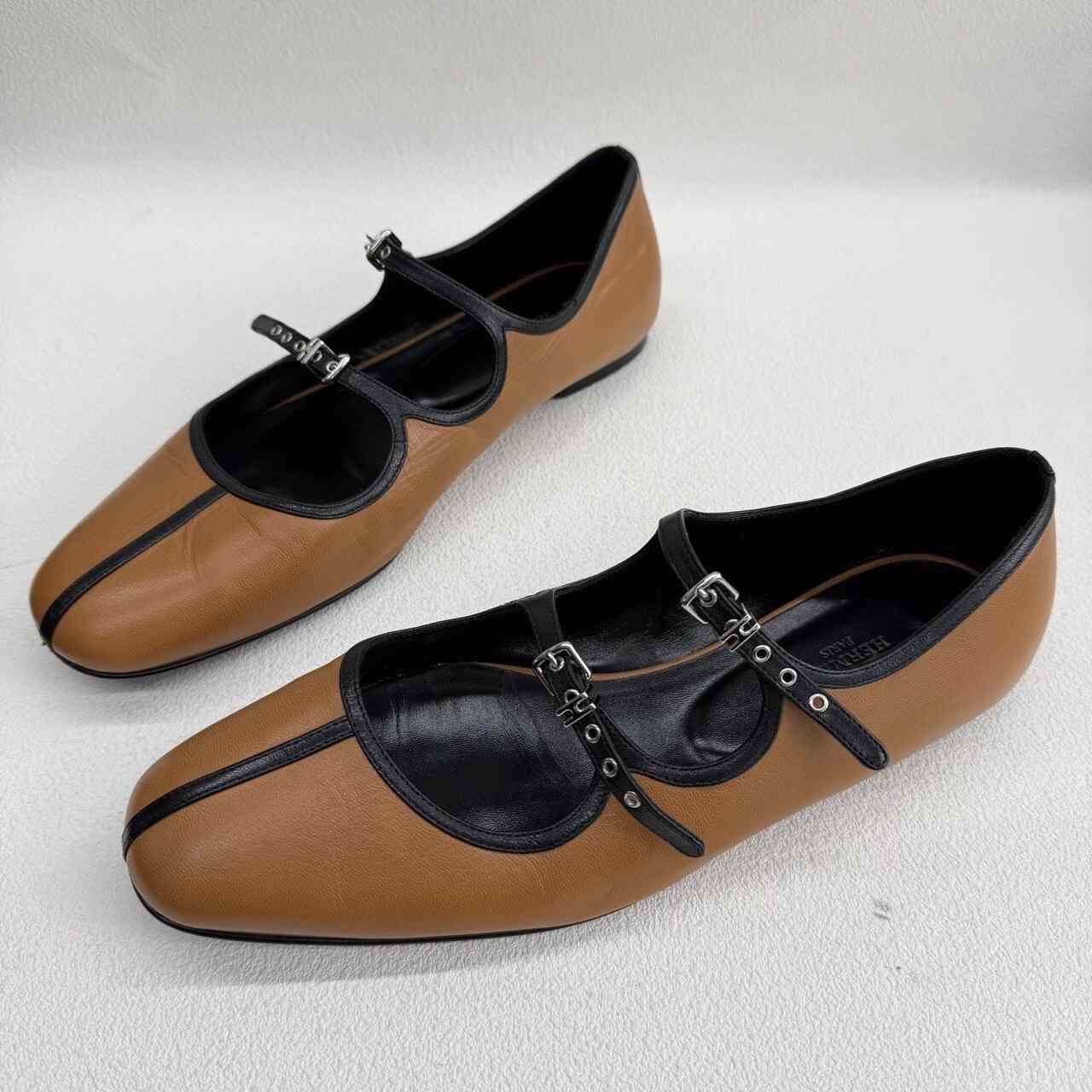 Hermes Hermès Leather Ballet Flats Size 40 Size US 10 / IT 40 - 2 Thumbnail