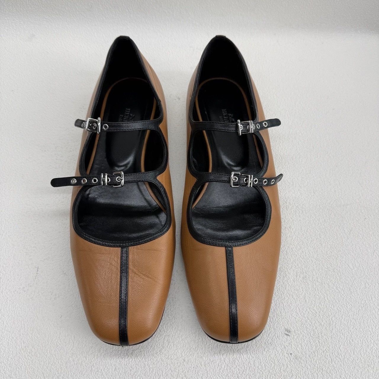 Hermes Hermès Leather Ballet Flats Size 40 Size US 10 / IT 40 - 3 Thumbnail