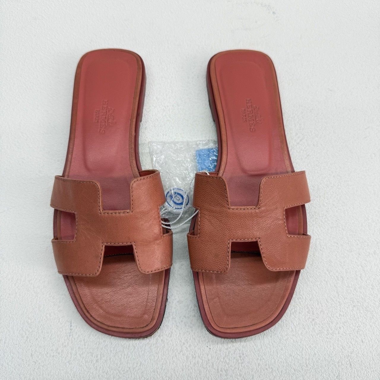 Hermes Hermes Brown Leather Oran Sandals Size 36 Size US 6 / IT 36 - 3 Thumbnail