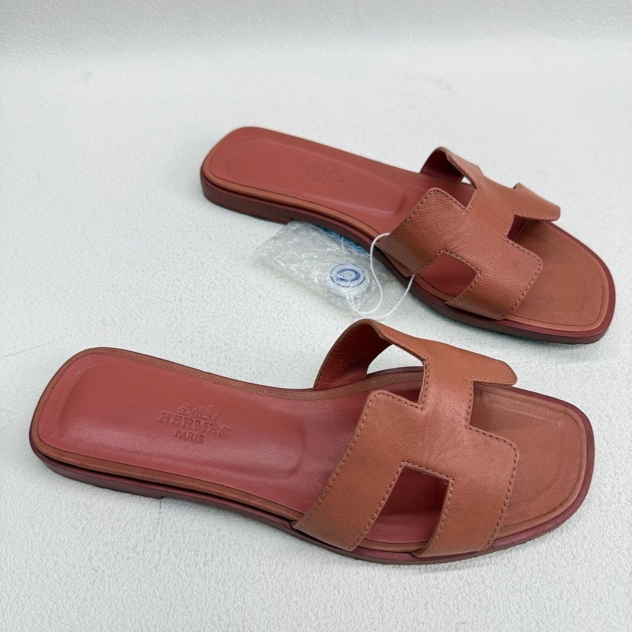 Hermes Hermes Brown Leather Oran Sandals Size 36 Size US 6 / IT 36 - 4 Thumbnail