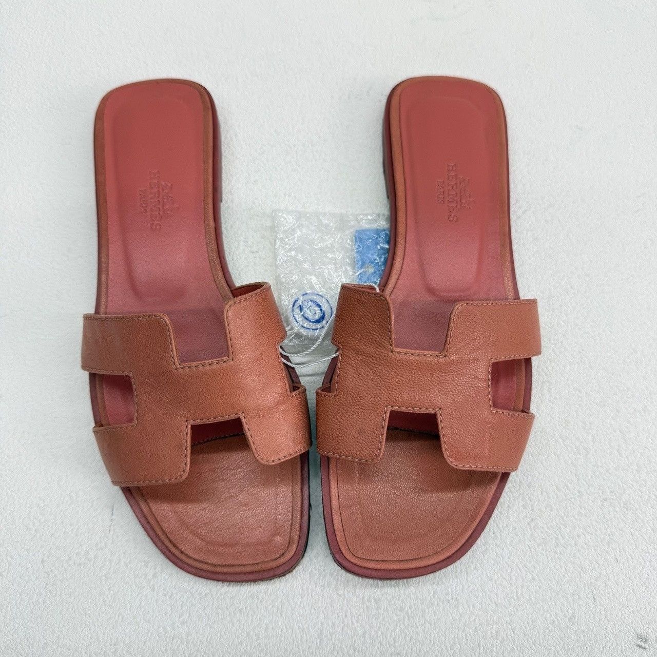 Hermes Hermes Brown Leather Oran Sandals Size 36 Size US 6 / IT 36 - 10 Thumbnail