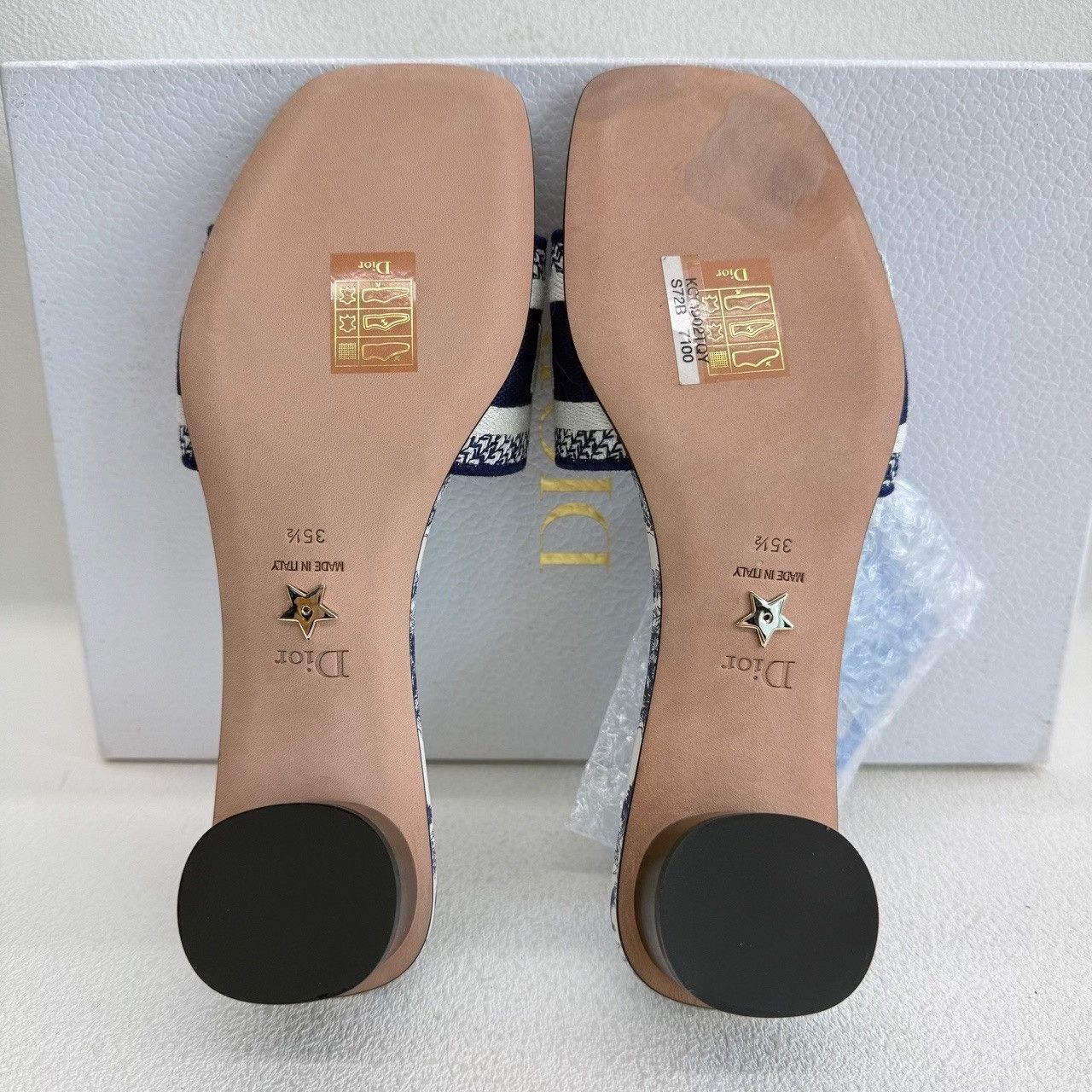 Dior Dior Sun Print Mules Size 35.5 Size US 5.5 / IT 35.5 - 9 Thumbnail