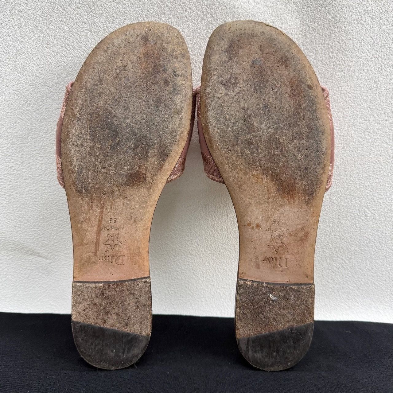 Dior Dior Dway Embroidered Slides Size 38 Size US 8 / IT 38 - 8 Thumbnail