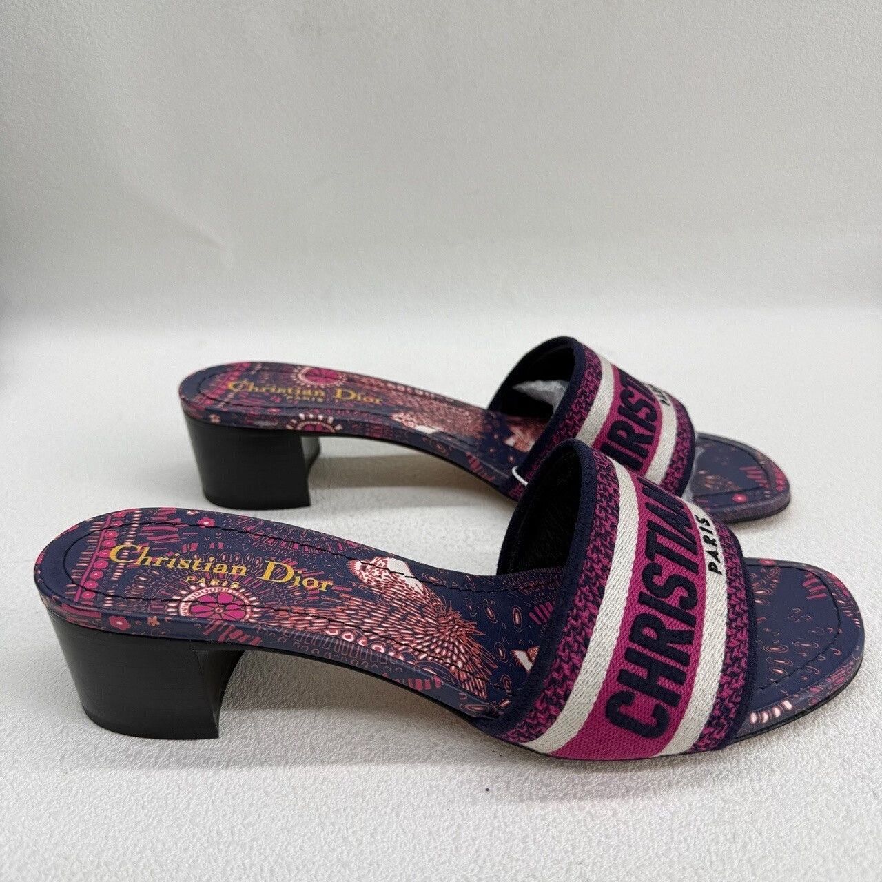 Dior Dior Multi-Color Dway Mules Size 38 Size US 8 / IT 38 - 5 Thumbnail