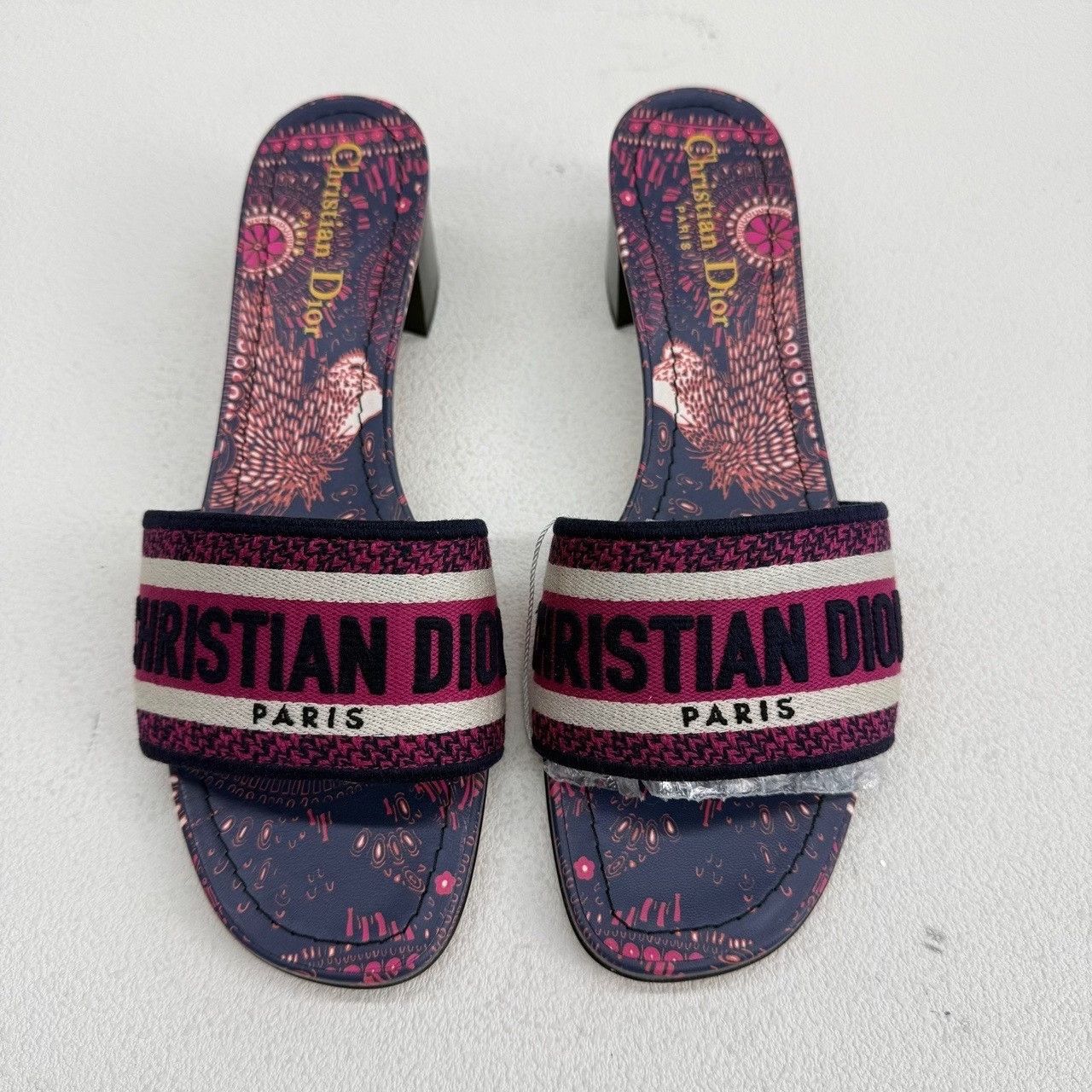 Dior Dior Multi-Color Dway Mules Size 38 Size US 8 / IT 38 - 3 Thumbnail