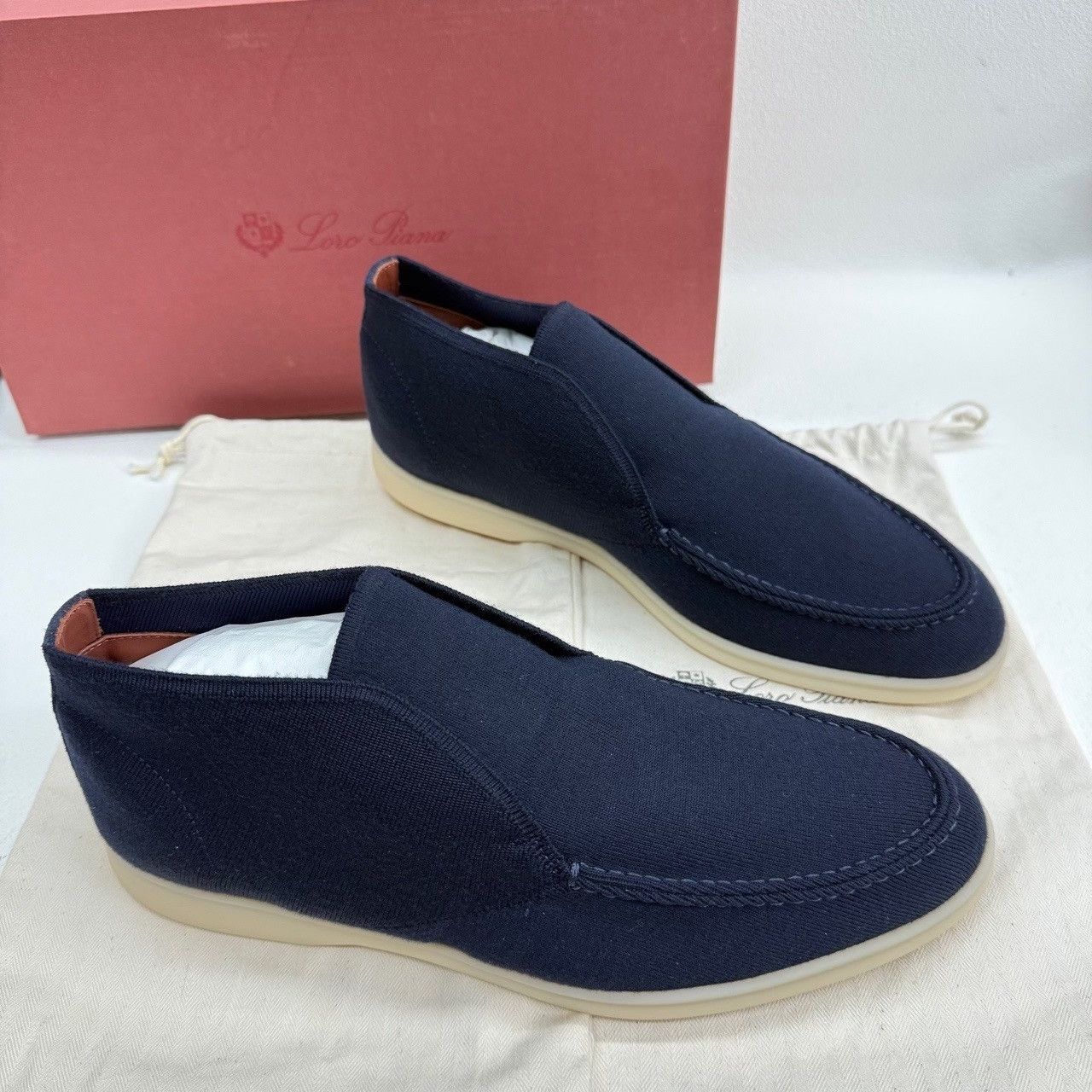Loro Piana Loro Piana Open Walk Navy Shoes Size 9 Size US 9 / EU 42 - 5 Thumbnail