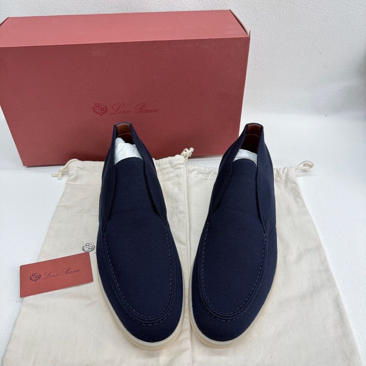 Loro Piana Loro Piana Open Walk Navy Shoes Size 9 Size US 9 / EU 42 - 2 Thumbnail