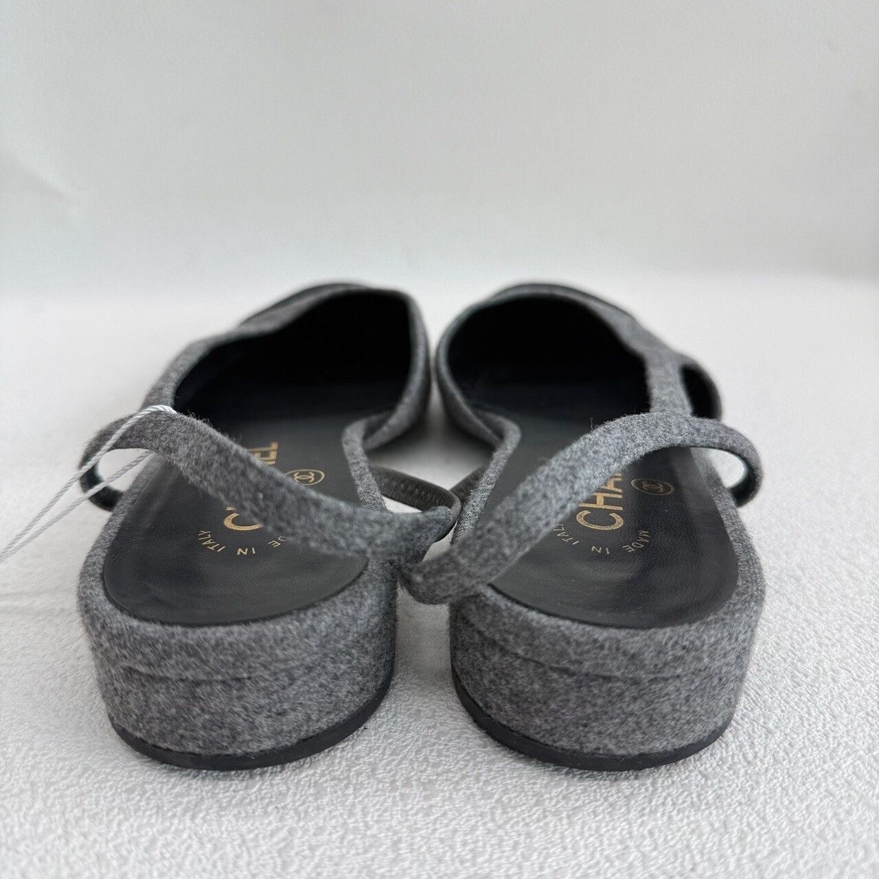 Chanel Chanel Wool & Velvet Slingback Flats Size 38.5 Size US 8.5 / IT 38.5 - 6 Thumbnail