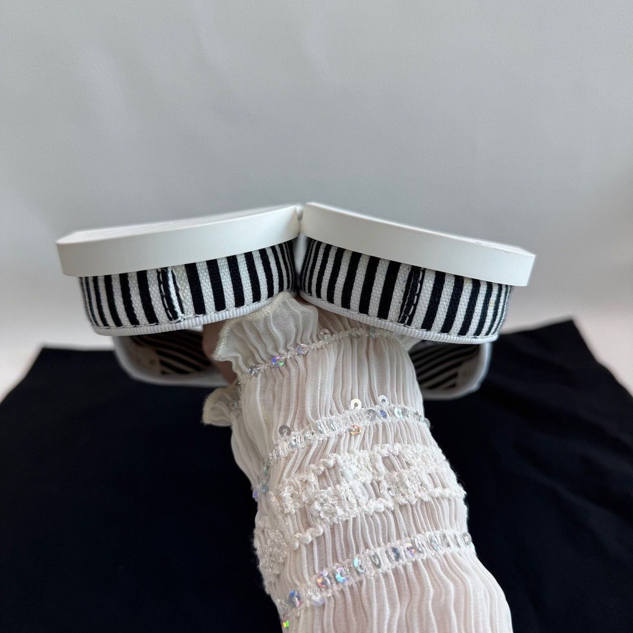 Chanel Chanel Striped Logo Sandals Size 39 Size US 9 / IT 39 - 7 Thumbnail