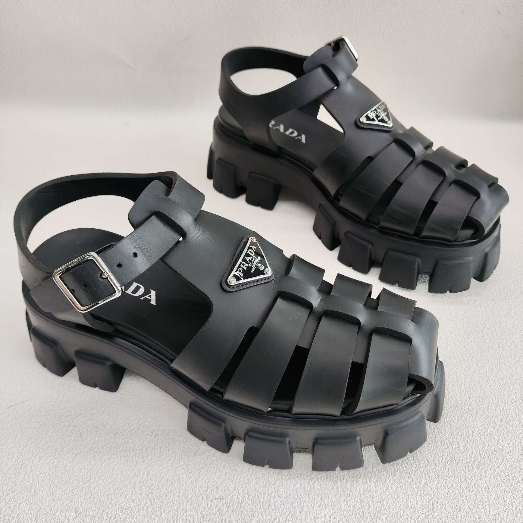 Prada Prada Monolith Sandals Size 41 Size US 11 / IT 41 - 3 Thumbnail