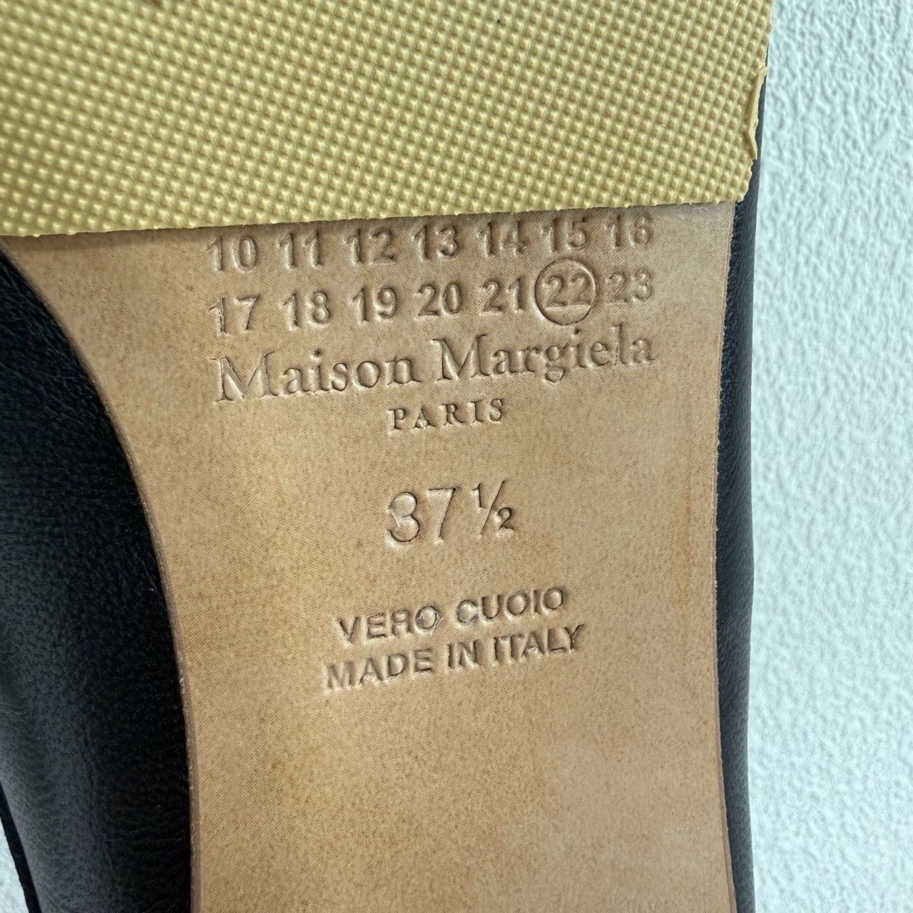 Maison Margiela Maison Margiela Tabi Leather Slip Ons Size 37.5 Size US 7.5 / IT 37.5 - 10 Thumbnail