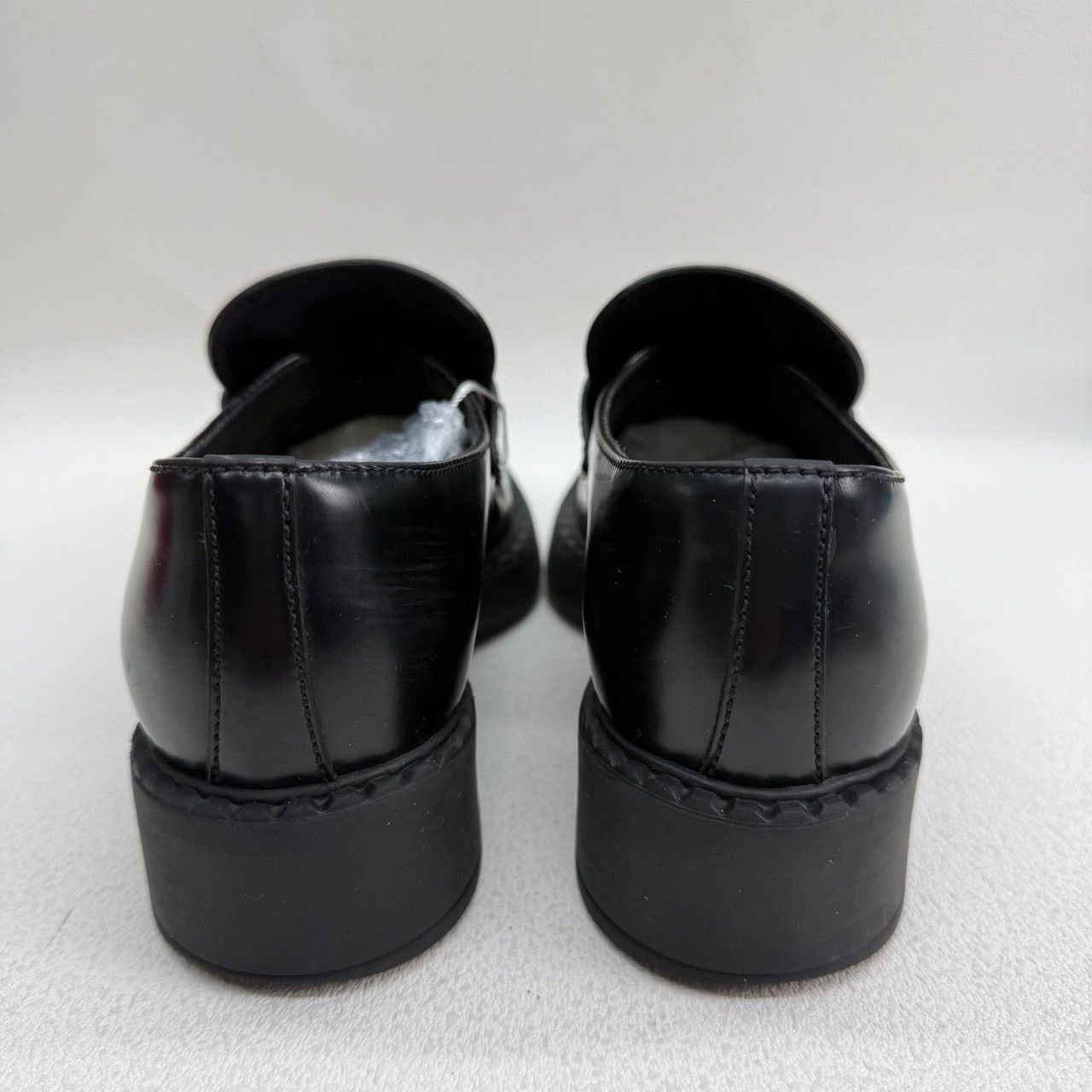 Prada Prada Leather Triangle Logo Loafers Size 37 Size US 7 / IT 37 - 6 Thumbnail