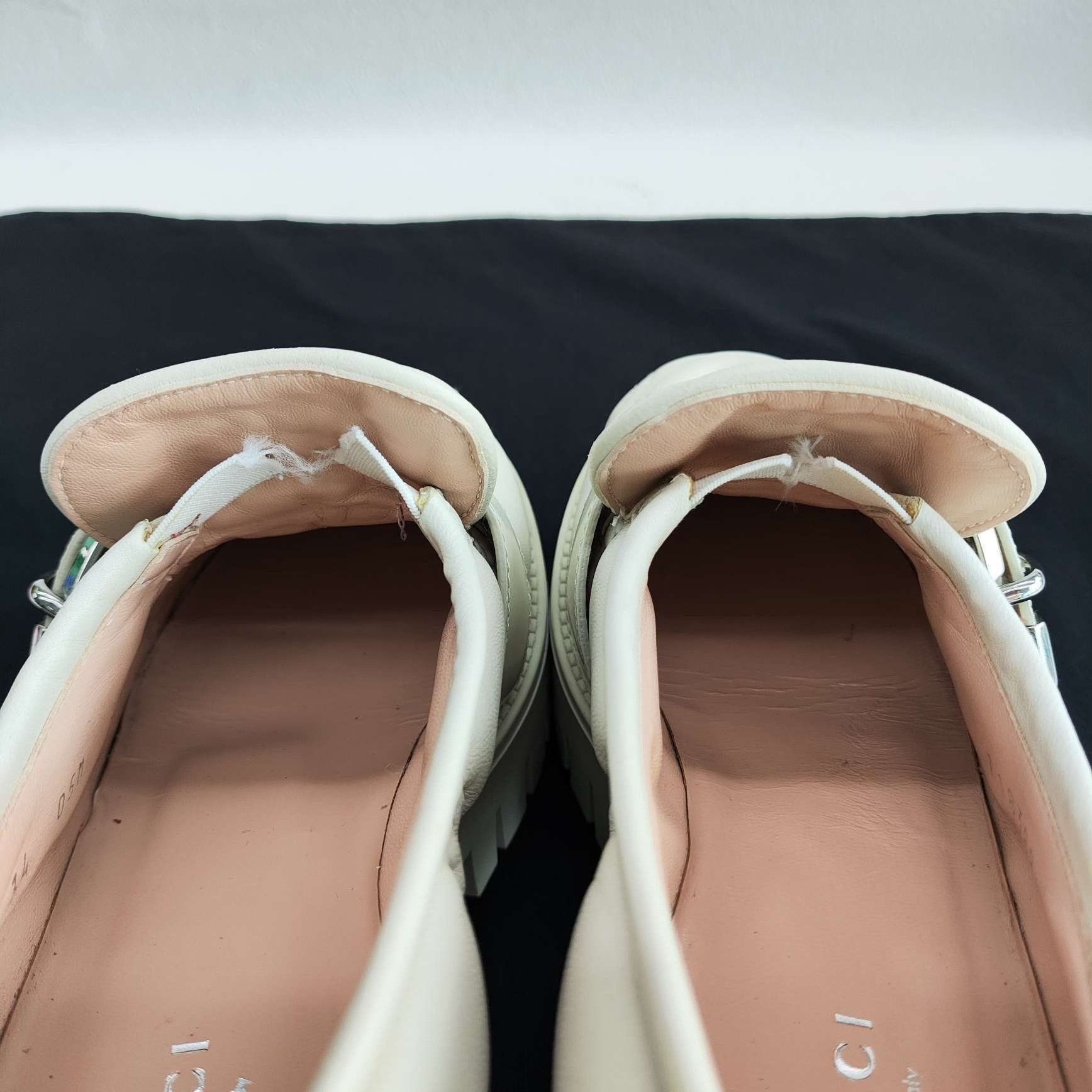 Gucci Gucci Quilted GG Leather Loafers Size 34 Size US 4 / IT 34 - 10 Thumbnail