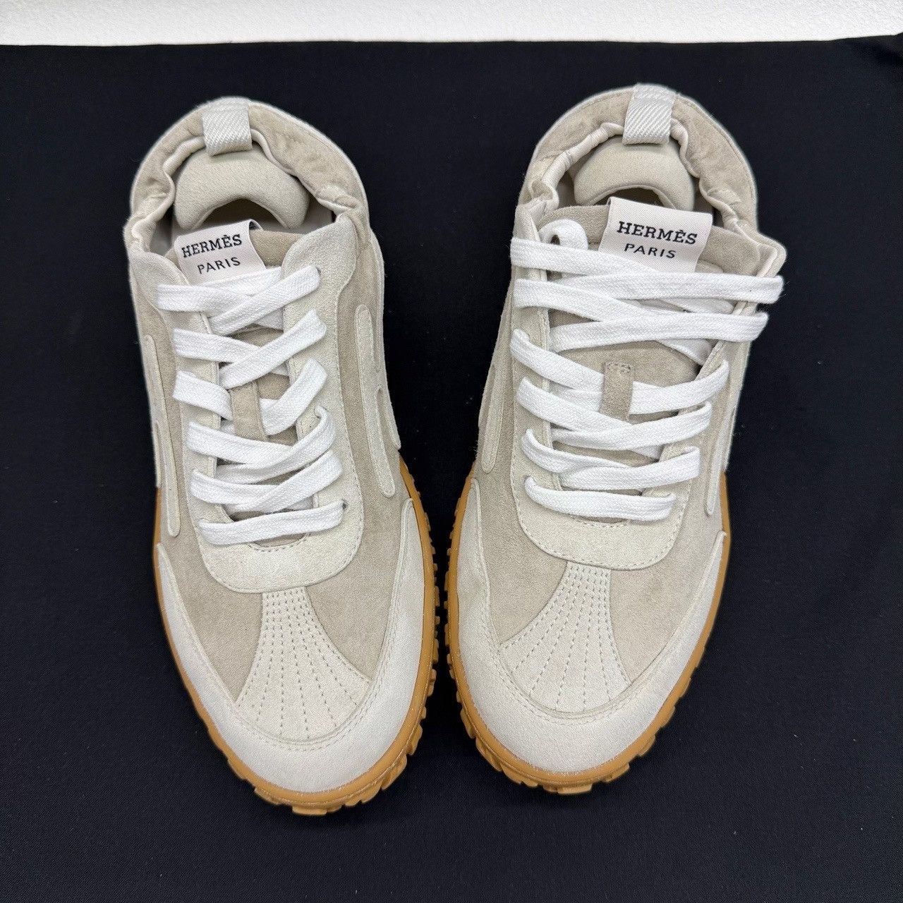 Hermes Hermès Jet Suede Sneakers Size 37.5 Size US 7.5 / IT 37.5 - 10 Thumbnail