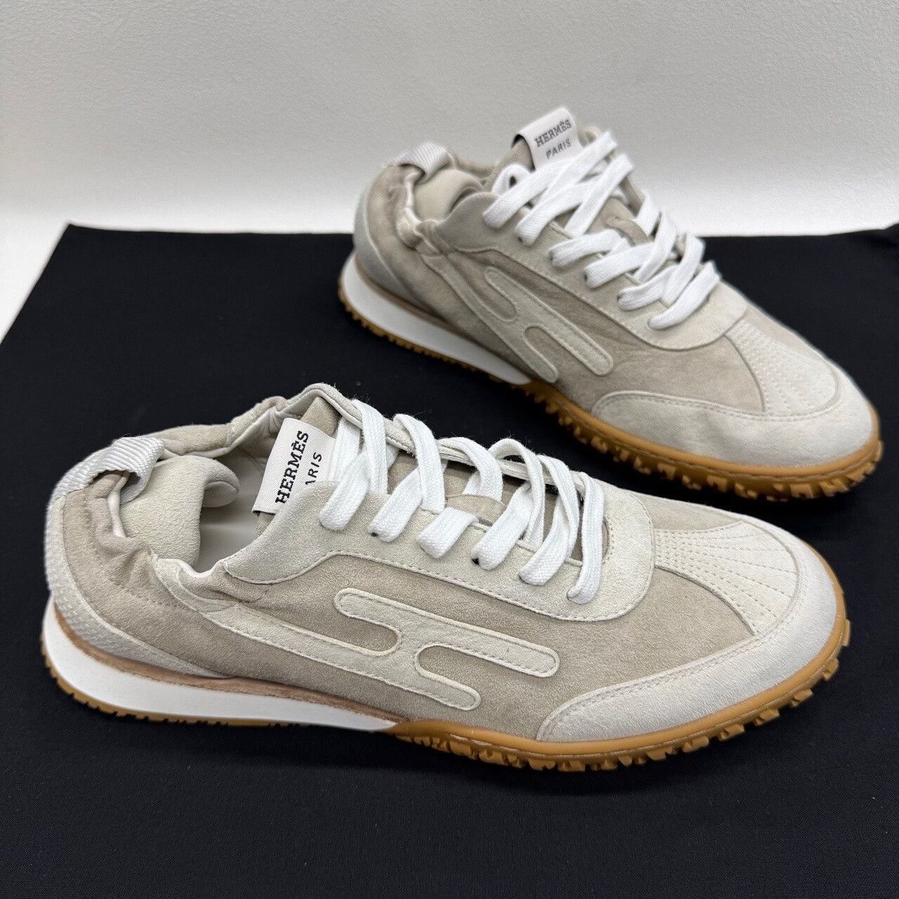 Hermes Hermès Jet Suede Sneakers Size 37.5 Size US 7.5 / IT 37.5 - 4 Thumbnail