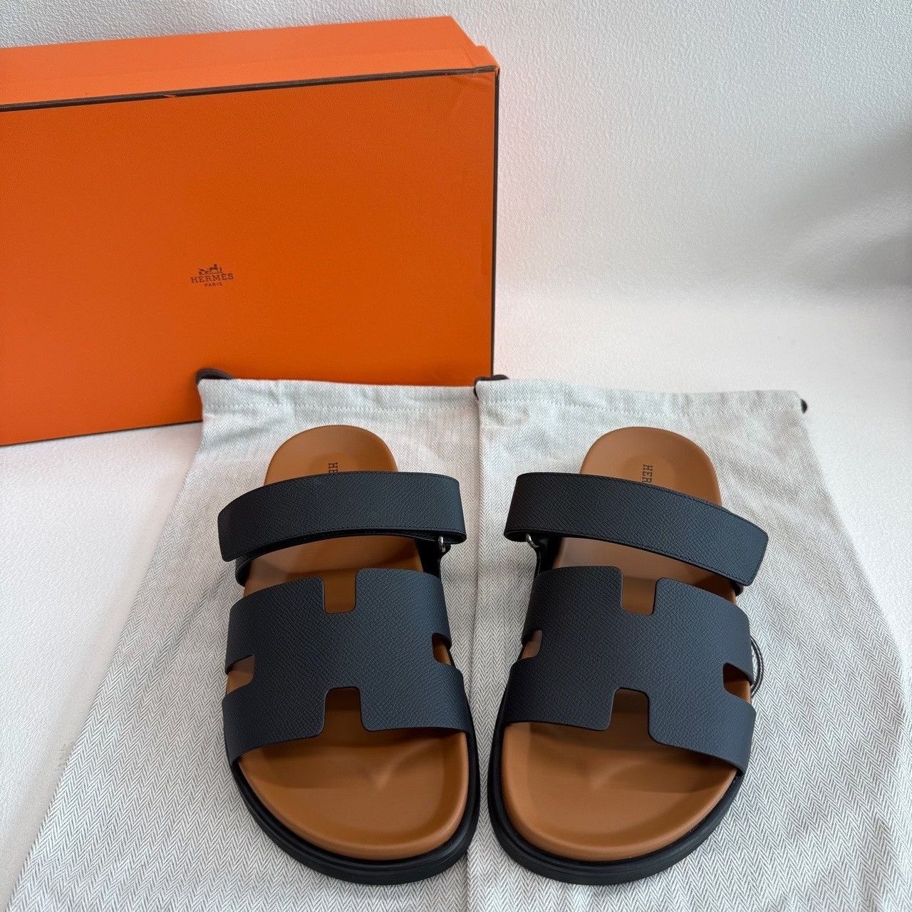 Hermes Hermès Chypre Leather Sandals Size 8 Size US 8 / EU 41 - 2 Thumbnail