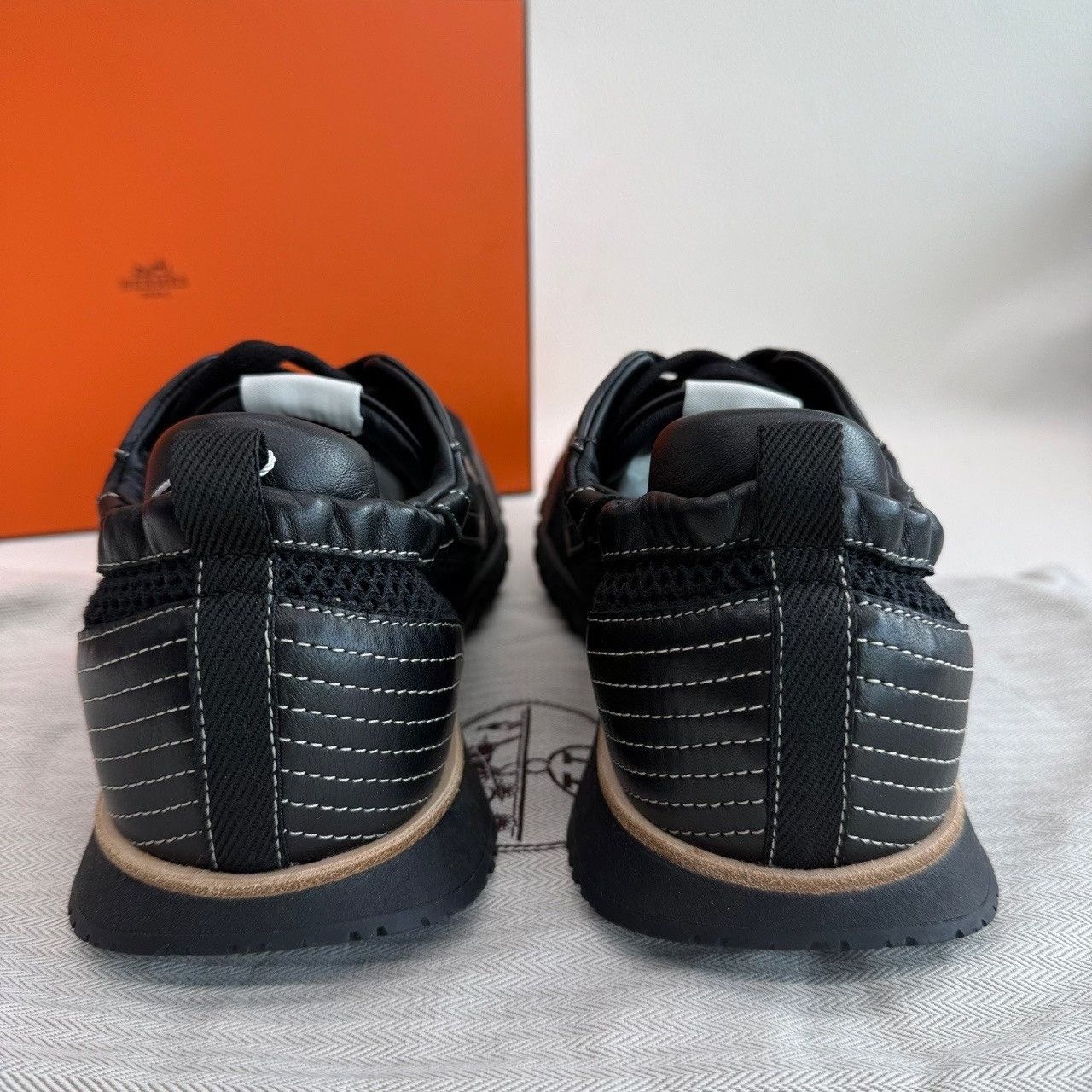 Hermes Hermes Jet Crochet Mesh Low-Top Sneakers Size 41 Size US 8 / EU 41 - 9 Thumbnail