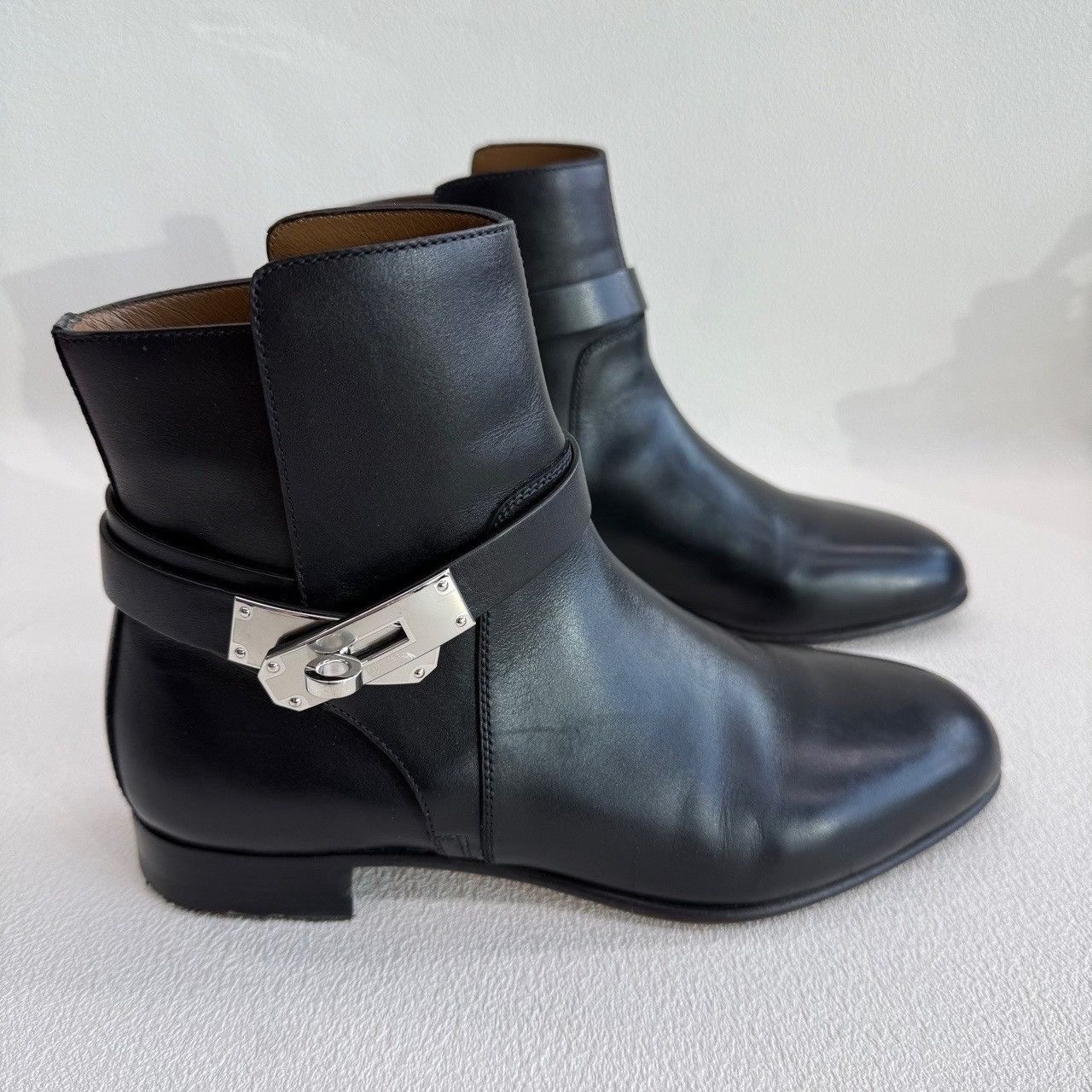 Hermes Hermes Kelly Leather Ankle Boots Size 36 Size US 6 / IT 36 - 5 Thumbnail