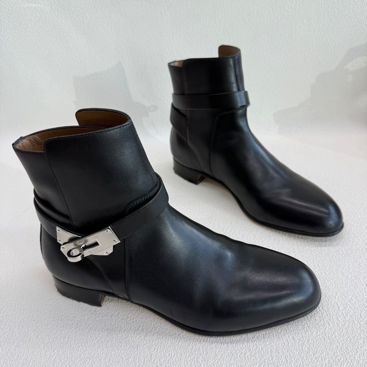 Hermes Hermes Kelly Leather Ankle Boots Size 36 Size US 6 / IT 36 - 4 Thumbnail