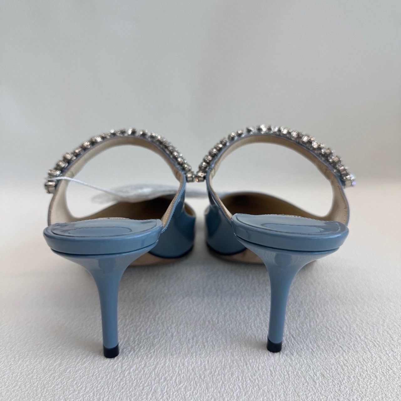 Jimmy Choo Jimmy Choo Bing Patent Crystal Mules Size 37.5 Size US 7.5 / IT 37.5 - 6 Thumbnail