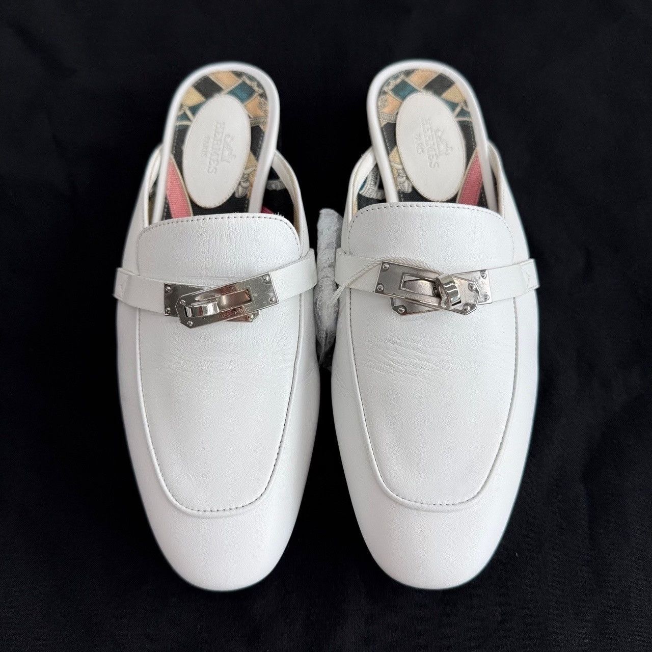 Hermes Hermes White Kelly Leather Mule Slides Size 36 Size US 6 / IT 36 - 3 Thumbnail