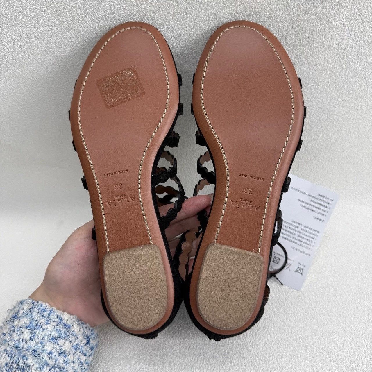 Alaia Alaïa Strappy Flat Sandals Size 36 Size US 6 / IT 36 - 8 Thumbnail