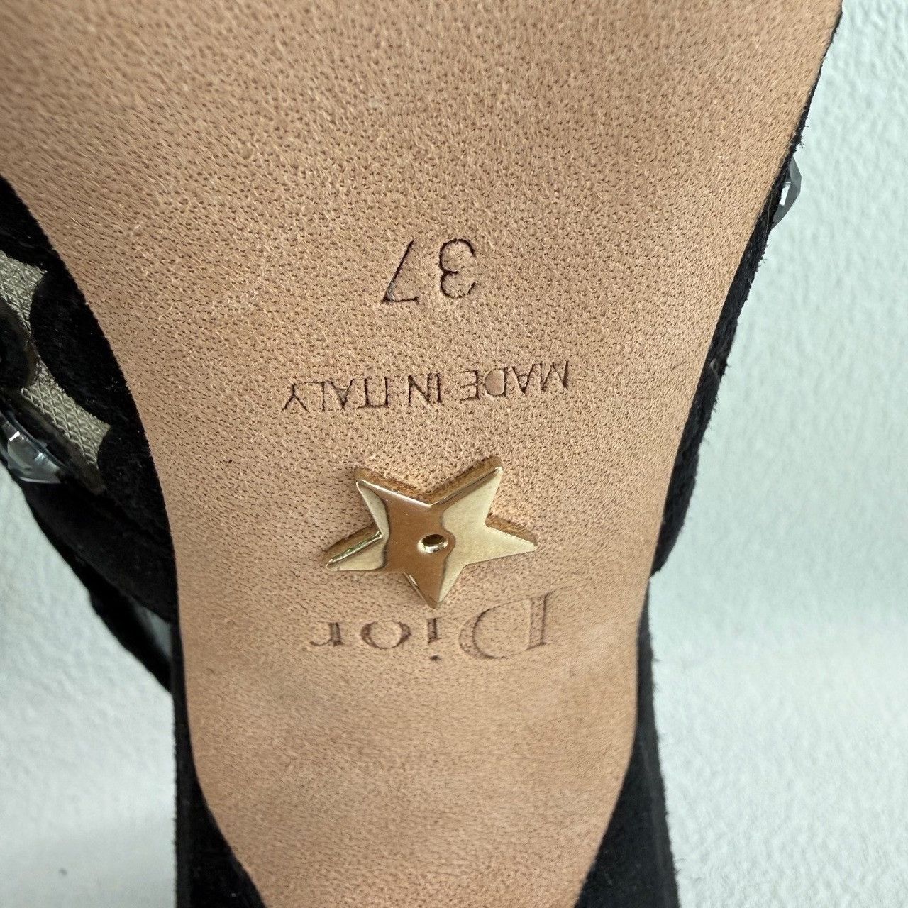 Dior Dior Crystal Embellished Slingback Heels Size 37 Size US 7 / IT 37 - 9 Thumbnail