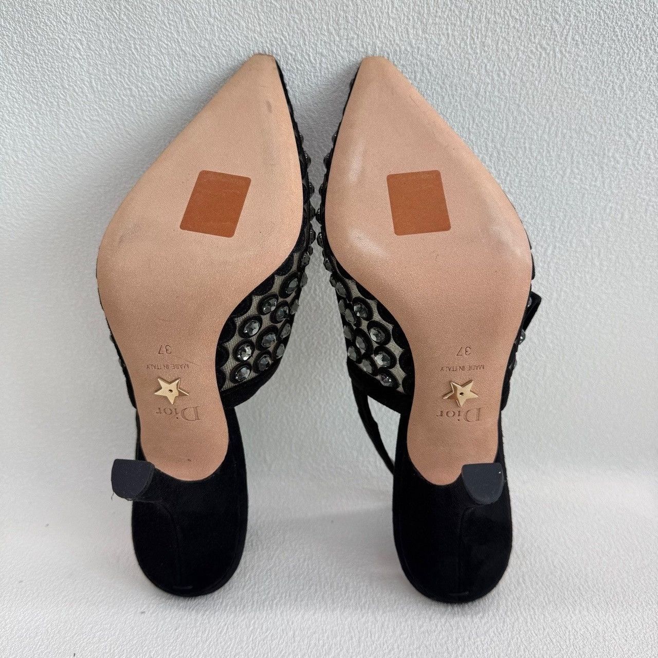 Dior Dior Crystal Embellished Slingback Heels Size 37 Size US 7 / IT 37 - 8 Thumbnail