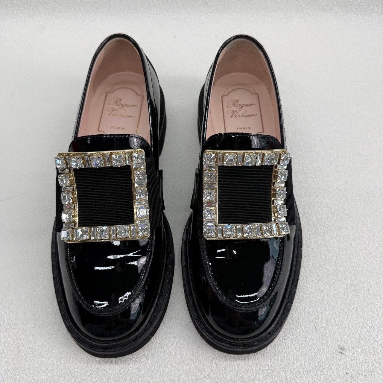 Roger Vivier Roger Vivier Crystal Patent Loafers Size 35.5 Size US 5.5 / IT 35.5 - 3 Thumbnail