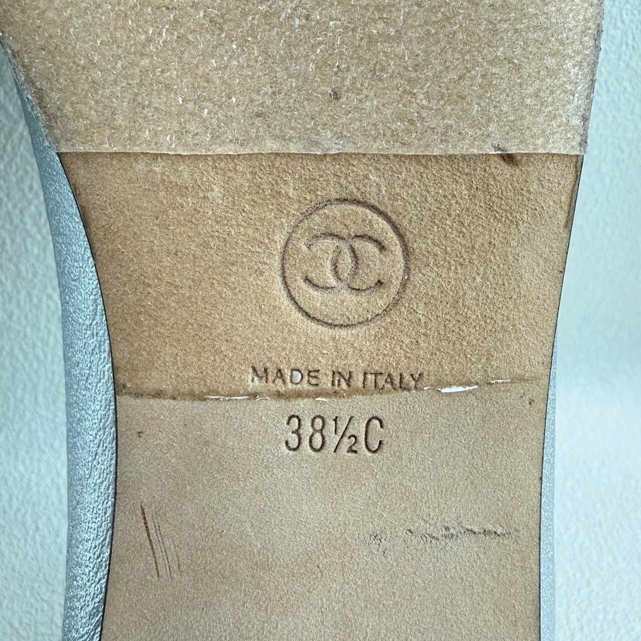 Chanel Chanel Silver & Black Ballet Flats Size 38.5 Size US 8.5 / IT 38.5 - 9 Thumbnail