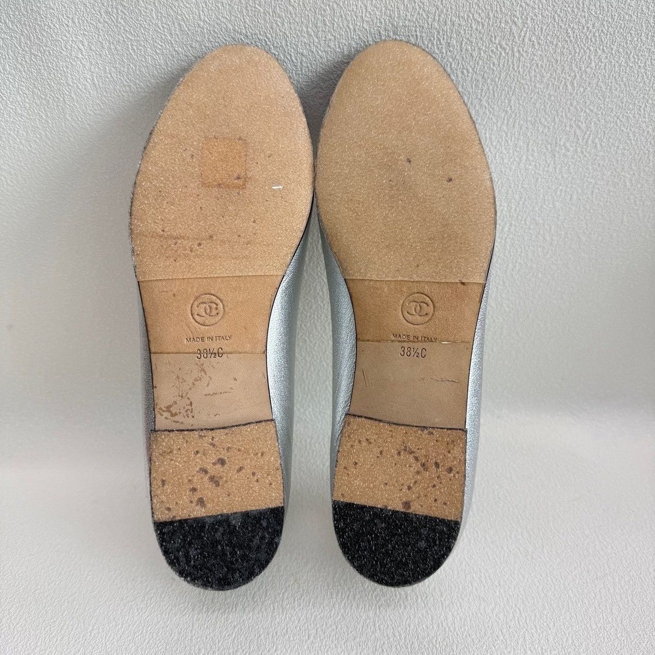 Chanel Chanel Silver & Black Ballet Flats Size 38.5 Size US 8.5 / IT 38.5 - 8 Thumbnail