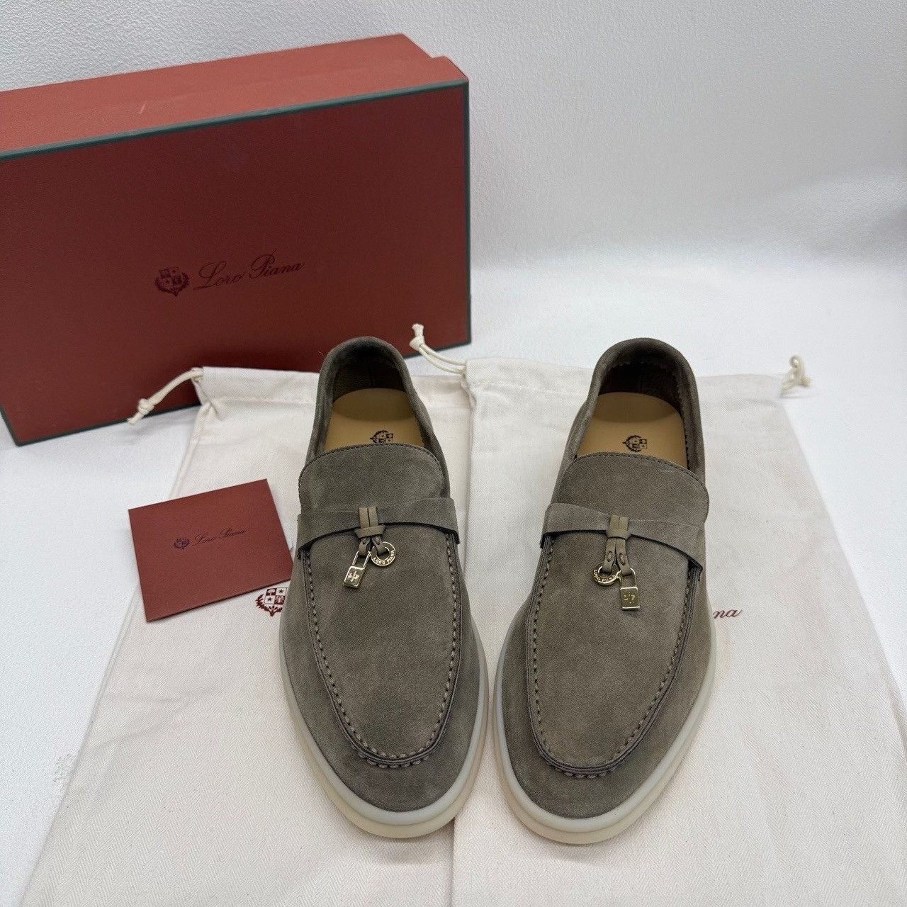 Loro Piana Loro Piana Summer Charms Walk Suede Loafers Size 38 Size US 8 / IT 38 - 2 Thumbnail