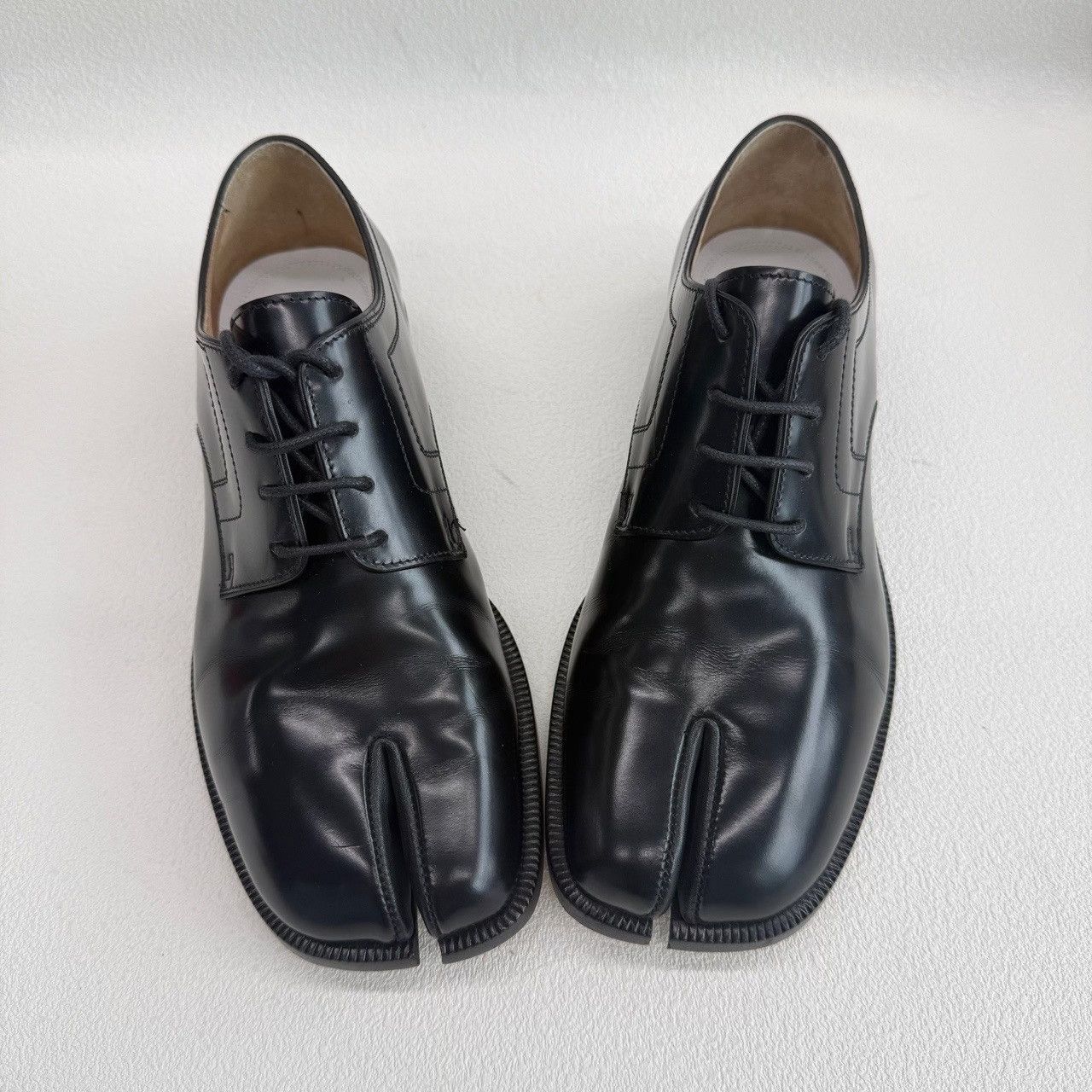 Maison Margiela Maison Margiela Leather Tabi Lace-Up Shoes Size 38 Size US 8 / IT 38 - 10 Thumbnail