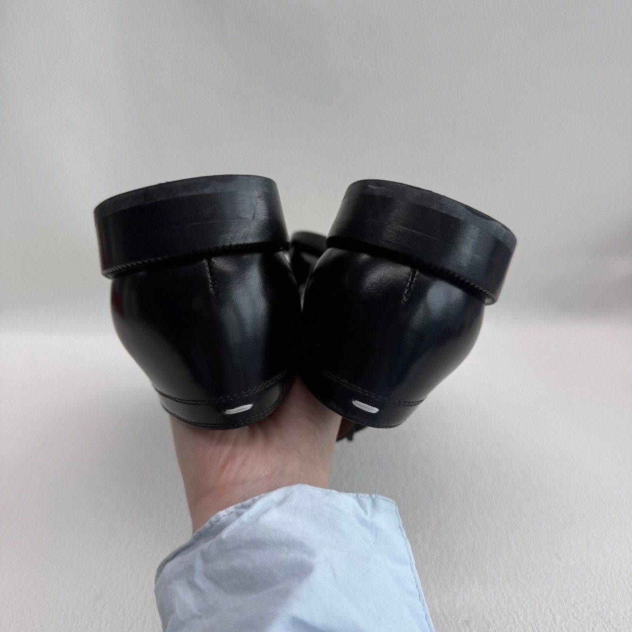 Maison Margiela Maison Margiela Leather Tabi Lace-Up Shoes Size 38 Size US 8 / IT 38 - 7 Thumbnail