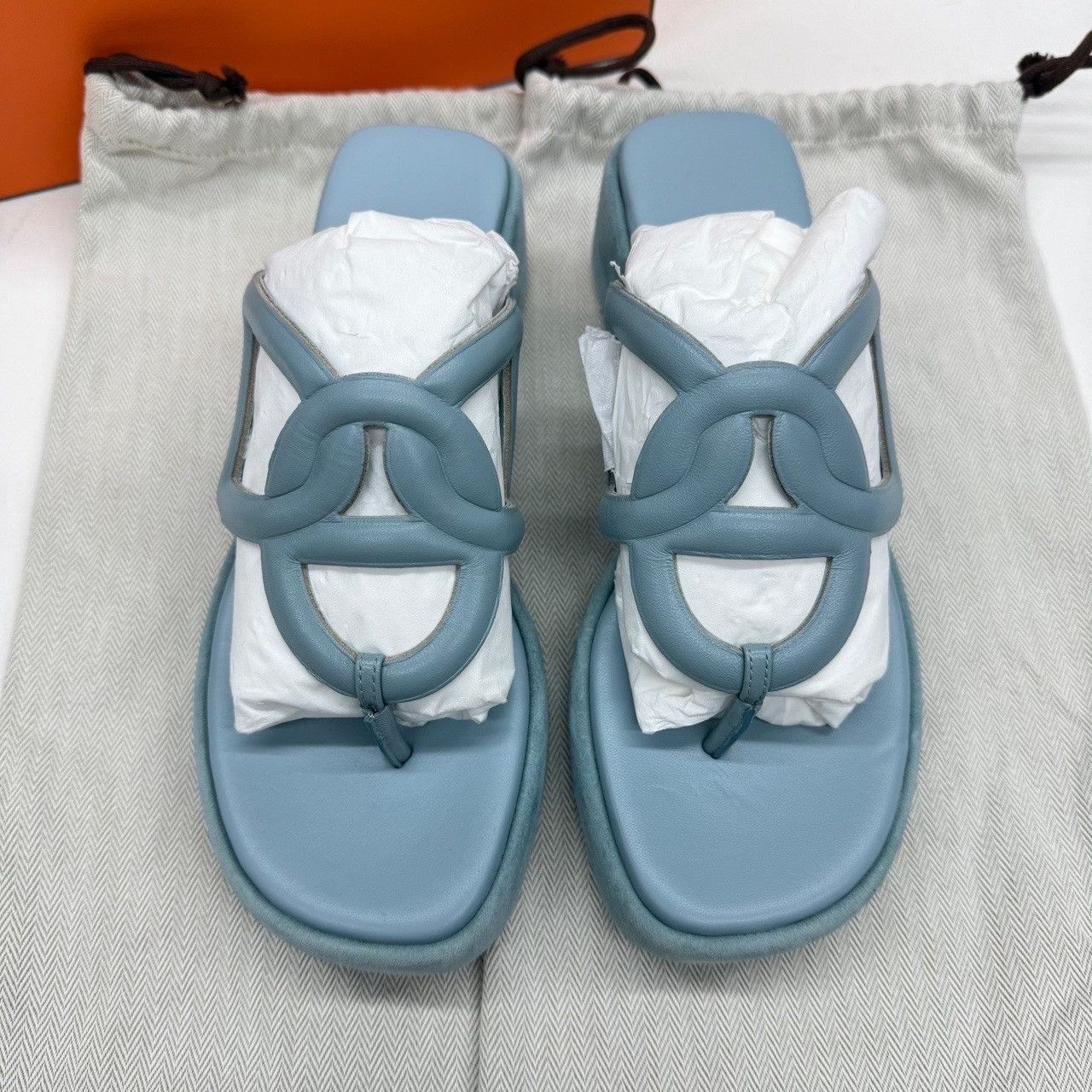 Hermes Hermes Gipsy Platform Sandals Size 37 Size US 7 / IT 37 - 4 Thumbnail