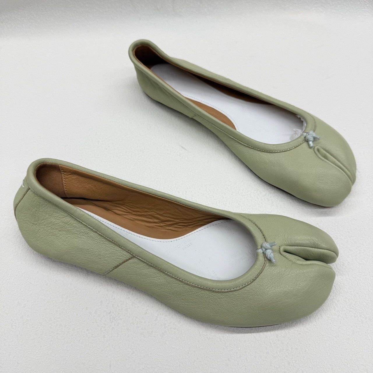 Maison Margiela Maison Margiela Tabi Flats Green Size 36 Size US 6 / IT 36 - 5 Thumbnail