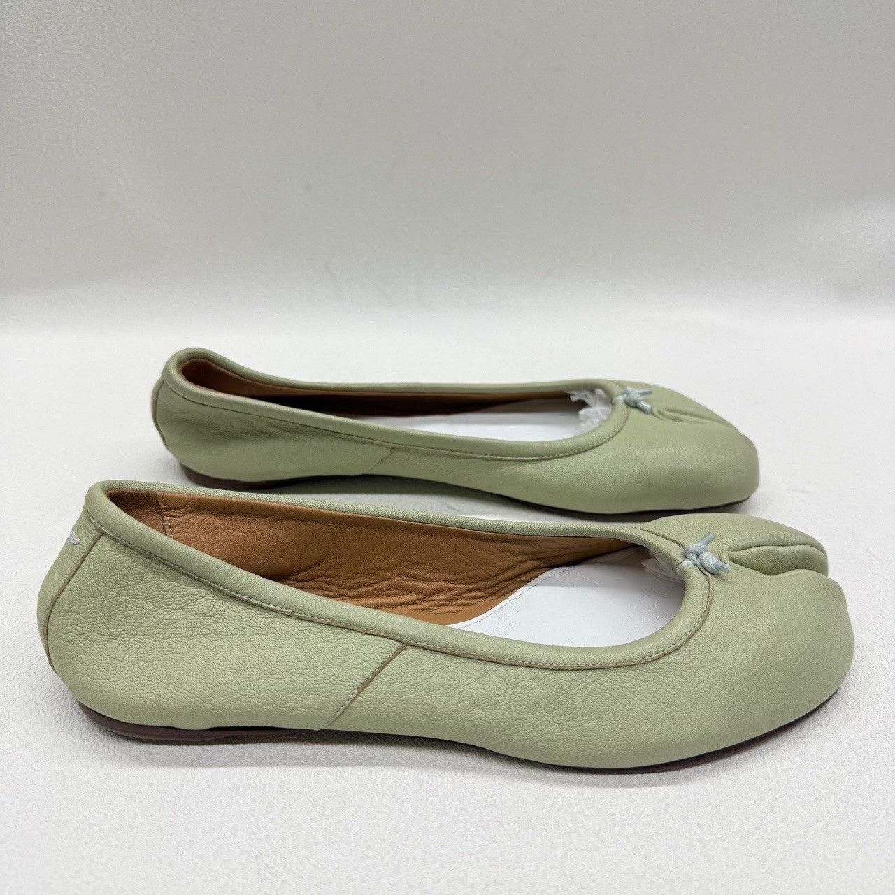 Maison Margiela Maison Margiela Tabi Flats Green Size 36 Size US 6 / IT 36 - 6 Thumbnail
