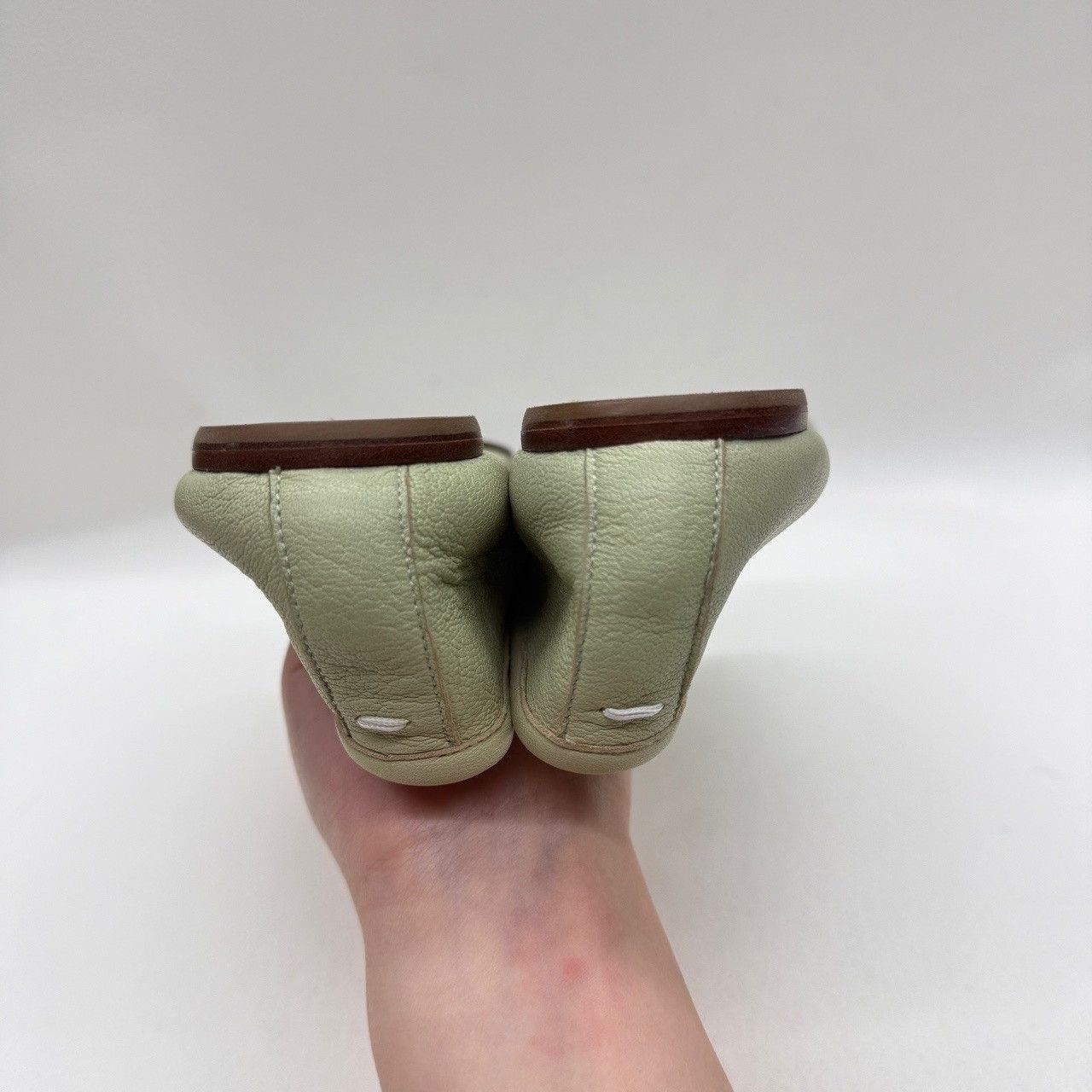 Maison Margiela Maison Margiela Tabi Flats Green Size 36 Size US 6 / IT 36 - 8 Thumbnail