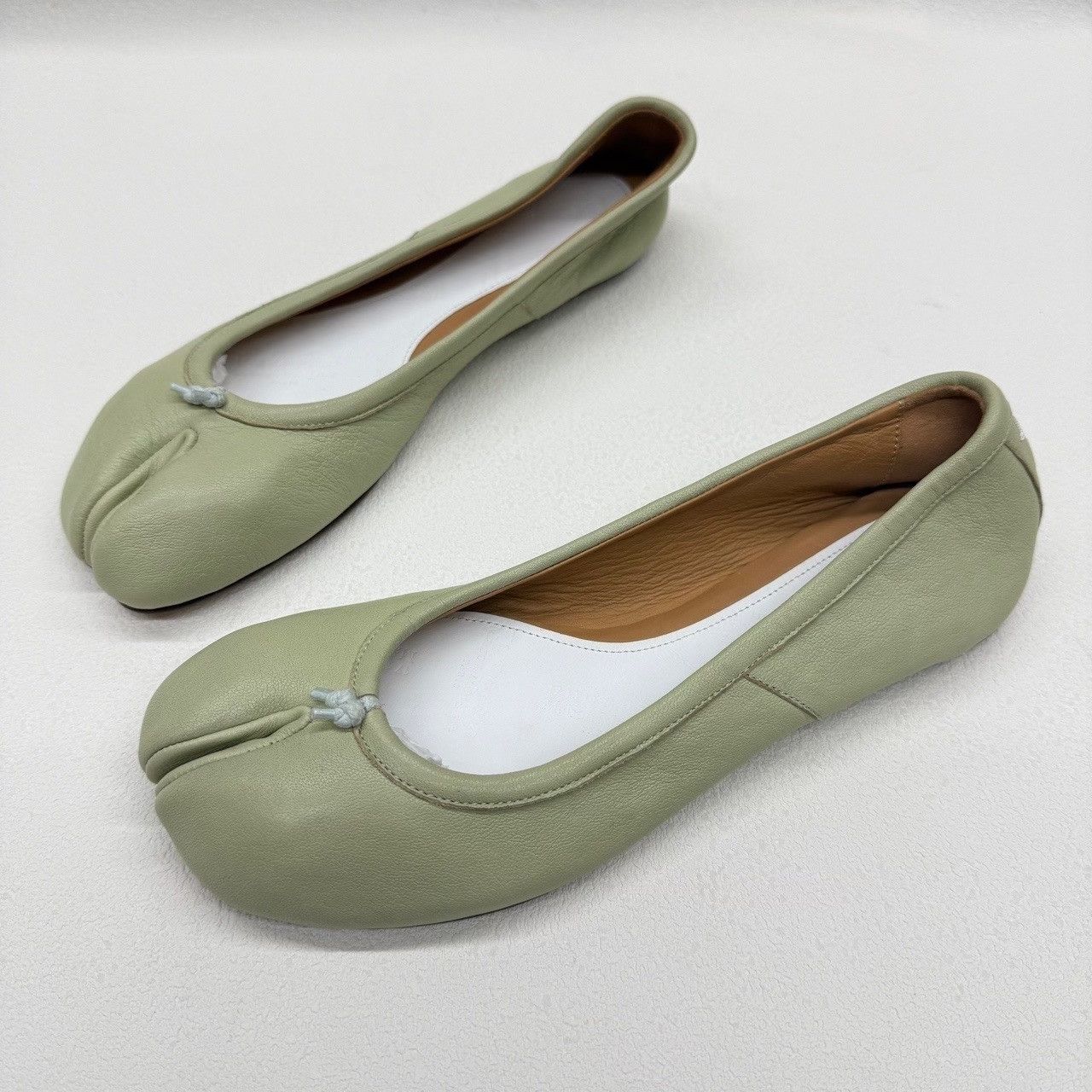 Maison Margiela Maison Margiela Tabi Flats Green Size 36 Size US 6 / IT 36 - 3 Thumbnail