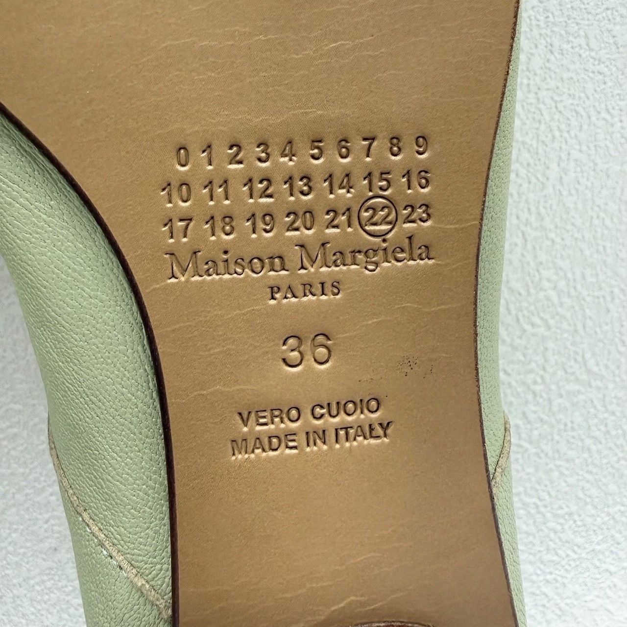 Maison Margiela Maison Margiela Tabi Flats Green Size 36 Size US 6 / IT 36 - 10 Thumbnail