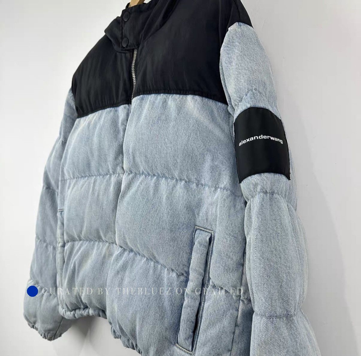 Alexander Wang Washed Denim Padded Coat Size US M / EU 48-50 / 2 - 4 Thumbnail