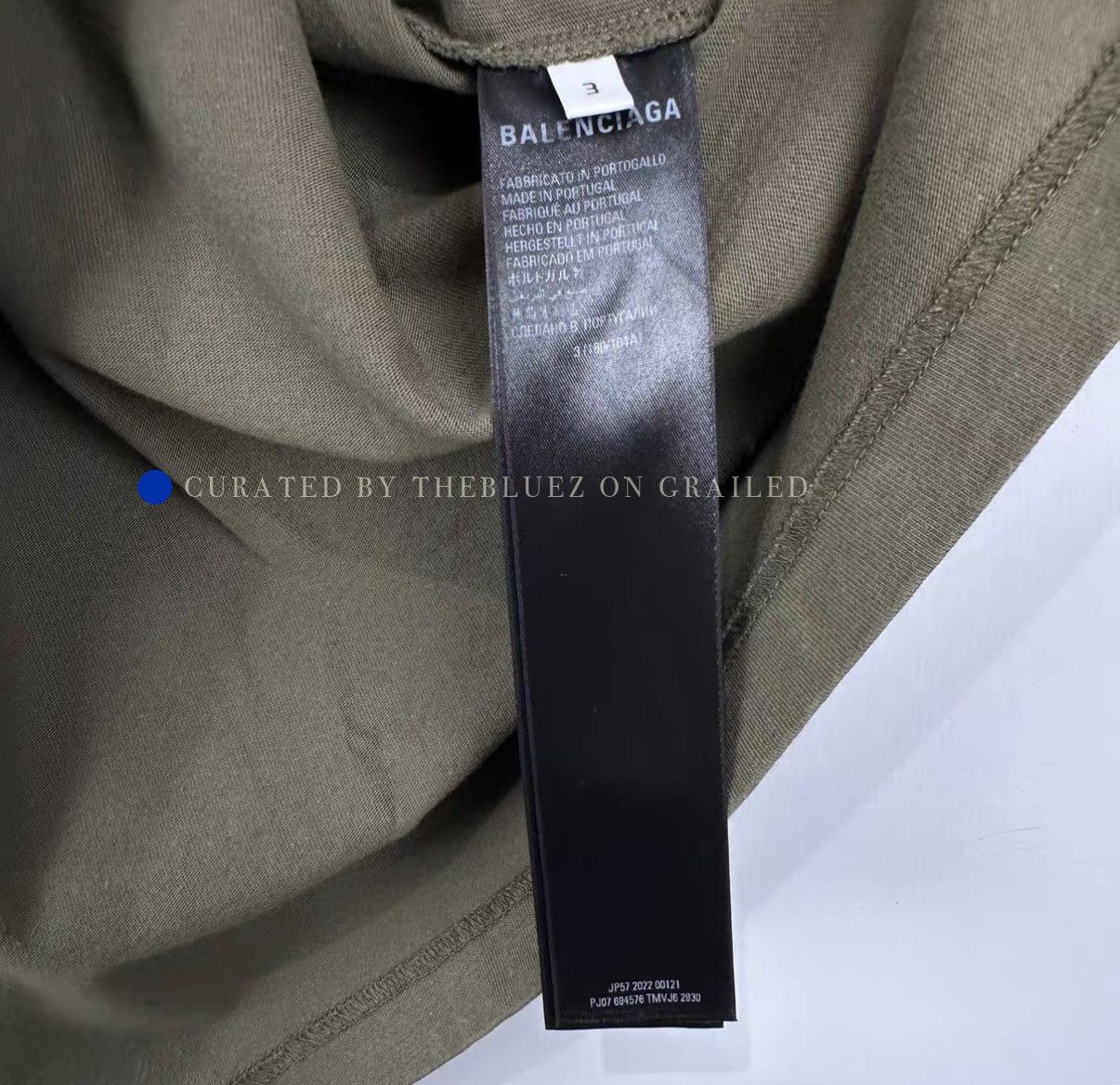 Balenciaga Green Graphic Short Sleeve Tee Size US L / EU 52-54 / 3 - 5 Thumbnail